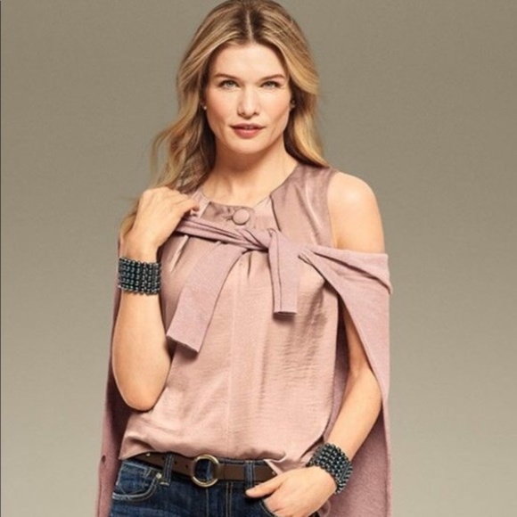 CAbi Mauve Pink Sleeveless Blouse - Picture 1 of 8